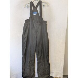 Iceburg Snow Bibs Men's Large Black Adjustable Straps Insulated Ski Pants